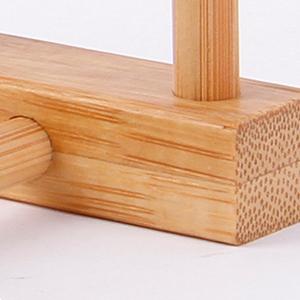 SICANDAENHK Tired of messy piled tableware?These 2 pieces bamboo dish rack set is your perfect solution!Multi-functional stand organizer for drying plates, bowls, cups, pot lids and cutting boards, space-saving slim design fits cabinets