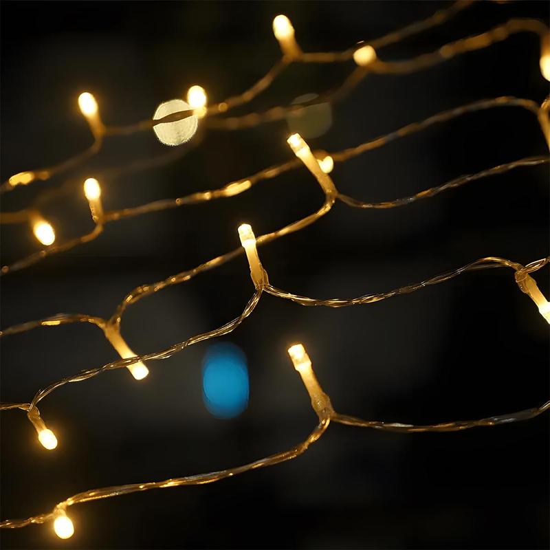 1 Solar Christmas Decorative Star Waterfall Tree Light with 8 Modes, Perfect for Outdoor Garden, Yard, and Patio Holiday Decor