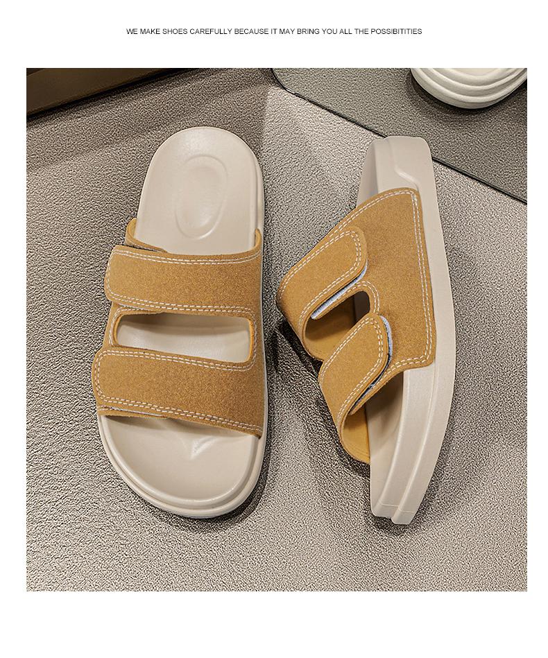 Men's Summer Slippers Outdoor Beach Sandals Breathable Anti - slip Sports Flip Flops High Trendy