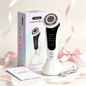 New 7-In-1 Multi-Functional Facial Beauty Device, USB Rechargeable Portable Home Skincare Tool, for Eyes, Face, Neck, Unisex Gift