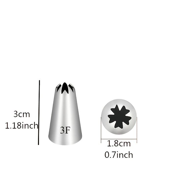 [Stainless Icing Tips] 48pcs Stainless Steel Icing and Piping Tips Set, DIY Cake Decorating Tools, Pastry Cream Nozzles for Baking, Kitchen Accessories