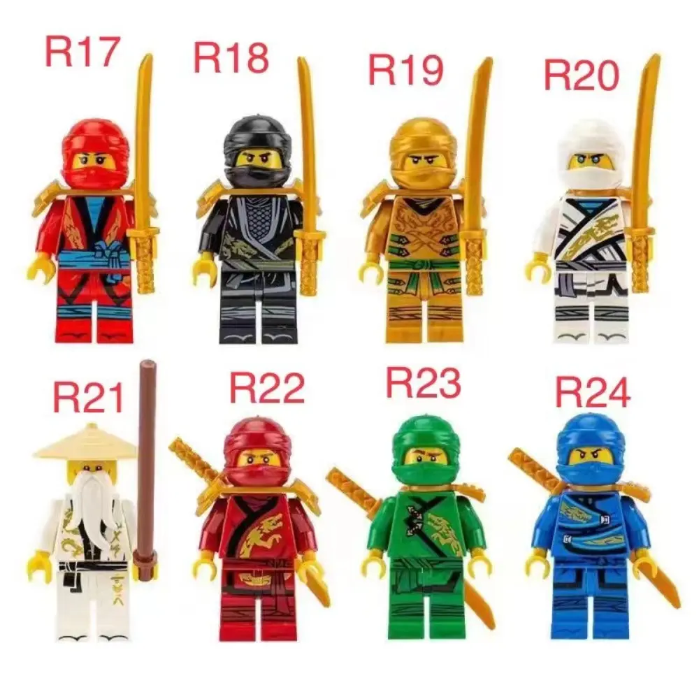 Mini Fantasy Adventure Building Block Minifigures, DIY Assembleable Collectible Figure Sets Compatible with Building Block Scenes, Creative Handmade Gift Sets for Boys for Daily Collection and Display, Collectible Figurine