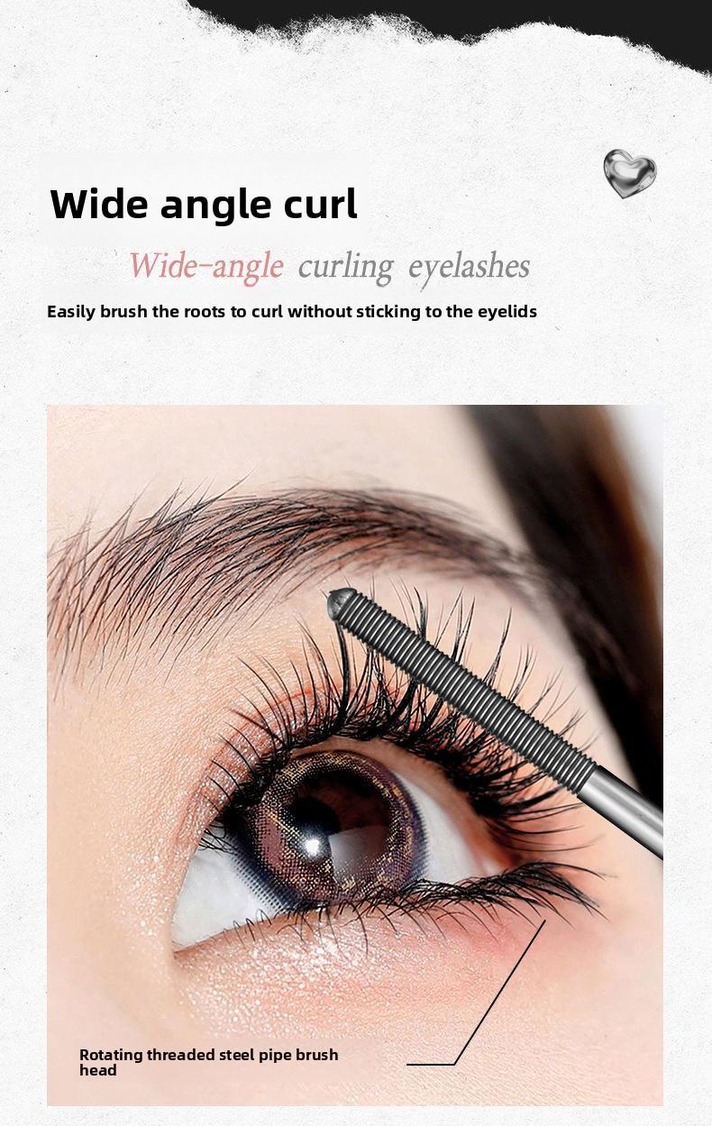 Tubing Mascara Primer – Lengthening & Curling, No Smudge, Natural Waterproof, Washes Off with Warm Water | Spiral Brush + Steel Tube