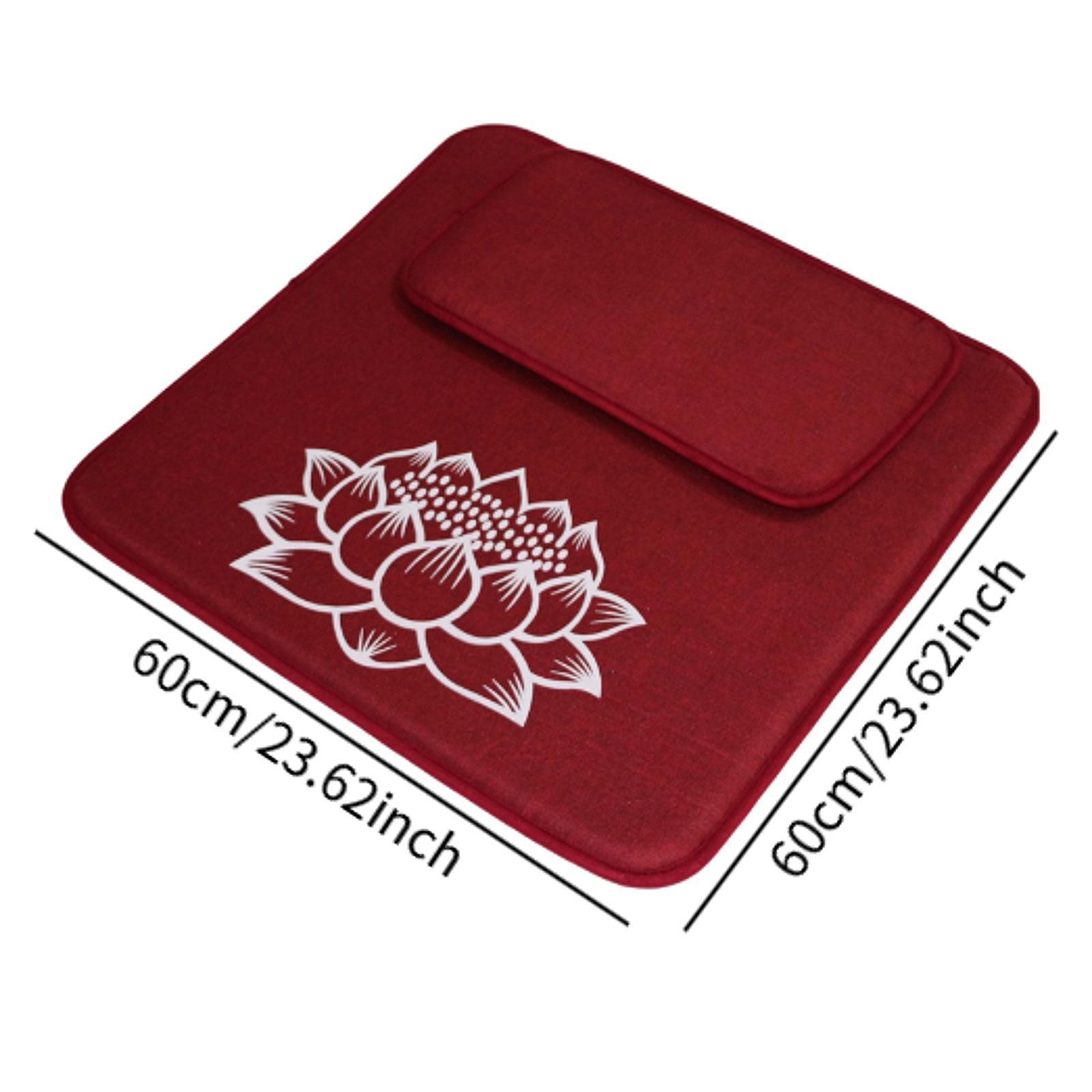 Yoga Seating Chair Cushion Square Meditation Cushion Seat Floor Pillow Set for Bedroom Board Game Drinking Living Room Adults