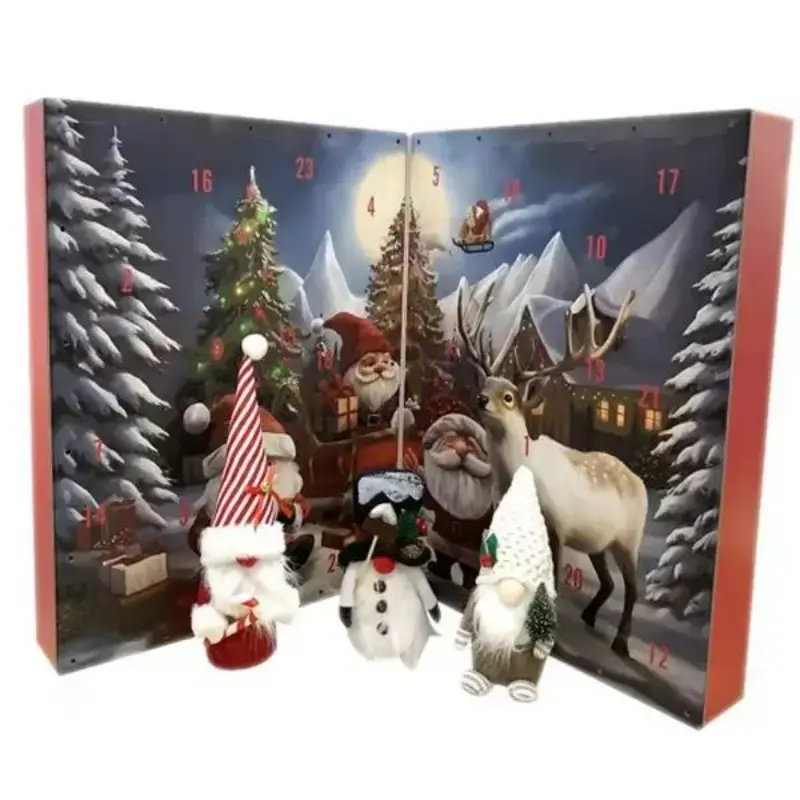 2026 Christmas Gnome Advent Calendar -  Perfect for Holiday Décor & Gift Ready -Decor, Ornaments