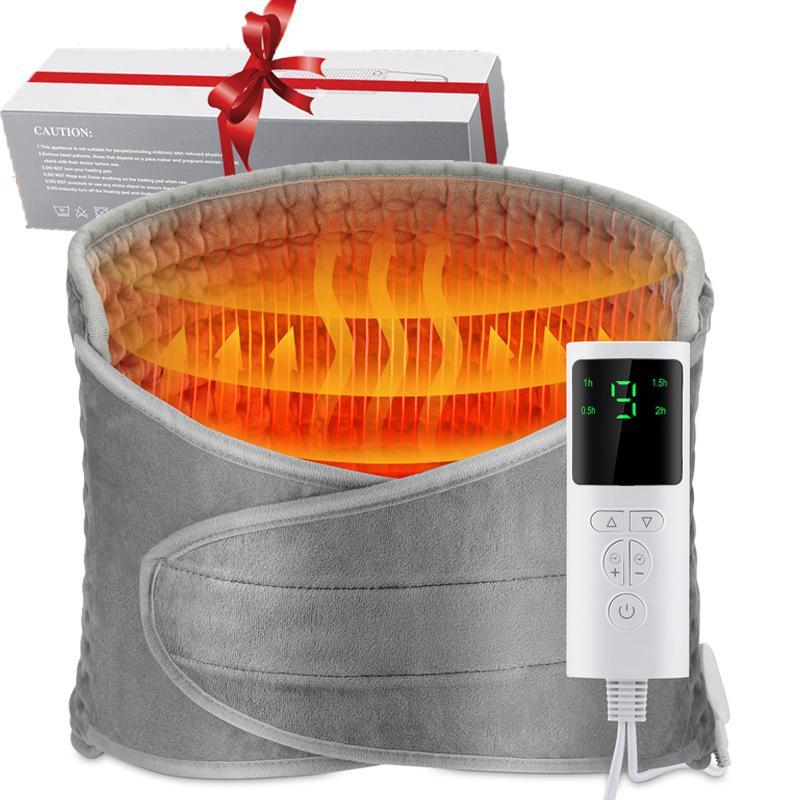 Electric Heating Pad, Menstrual Uterus Waist Body Warmer 9 Heat Level Timer, Multifunctional Heating Blanket for Home Office Winter Cozy Gifts