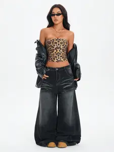 Women's Casual Leopard Print Sequin Tank Top, Comfortable and Stylish, Loose-Fitting Plain Design, Perfect for Everyday Wear