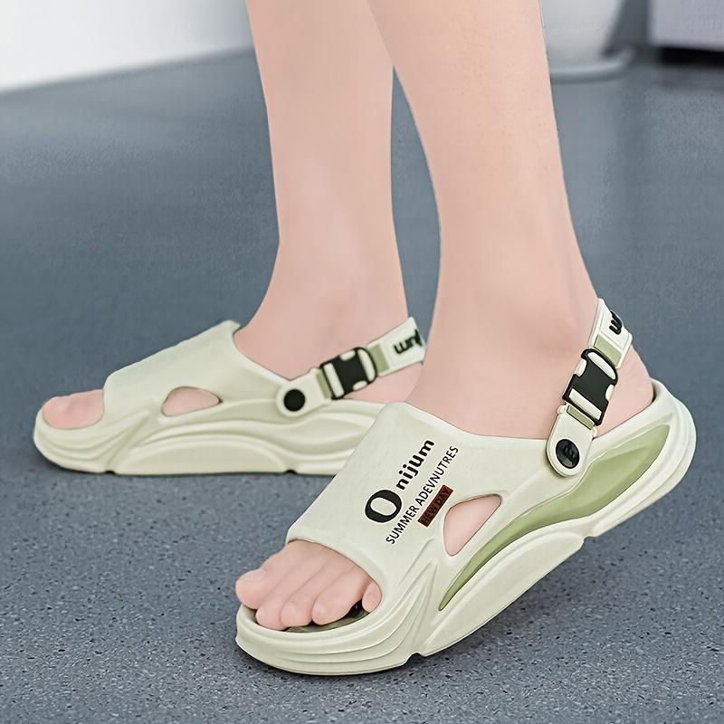 [Massage Cooling Slippers] Unisex Massage & Stress-Relief Cooling Slippers, Summer Anti-Slip & Odor-Resistant Soft-Sole Shock-Absorbing EVA Sandals, Trendy & Versatile Slip-On Sandals for Home and Outdoor Use for Men and Women, Women Shoes