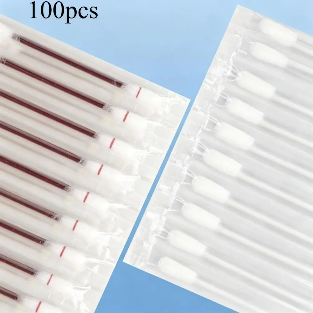 100Pcs Individually Packaged Cotton Swabs, Multipurpose for Daily Care & Pet Cleaning, Portable Emergency Accessory for Outdoor Activities