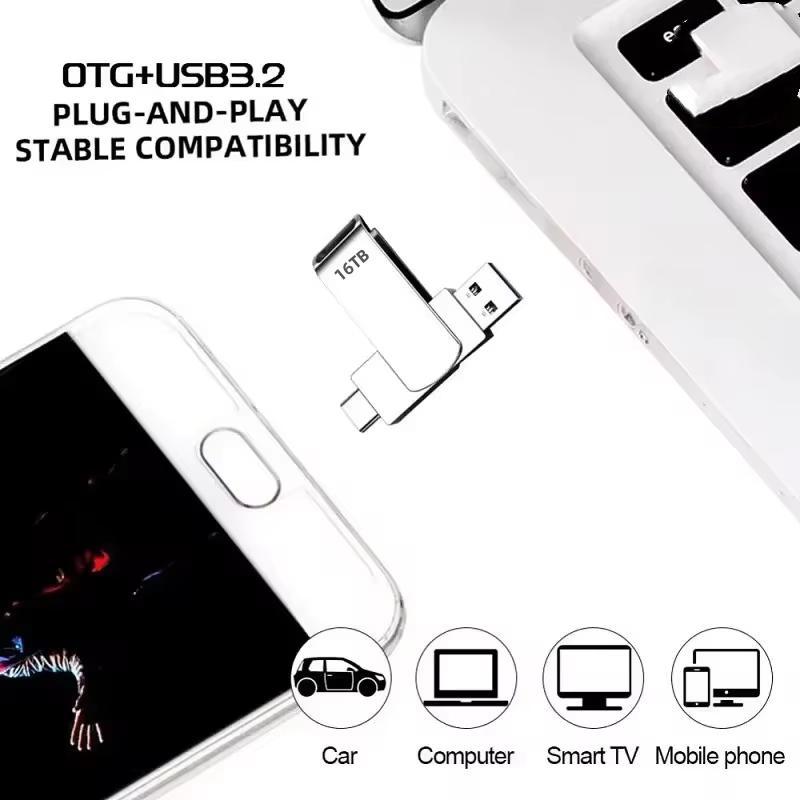 16TB USB 3.2 Flash Drives High Speed Transfer Metal Pendrive Memory Card Pendrive Flash Disk Memoria Waterproof Stick 16TB USB 3.2 Flash Drives High Speed Transfer Metal Pendrive Memory Card Pendrive Flash Disk Memoria Waterproof Stick