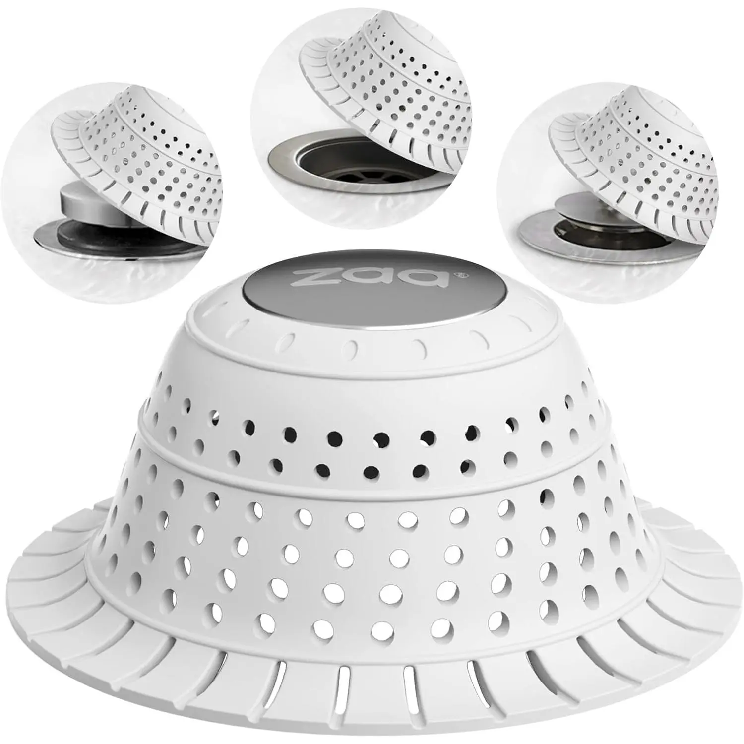 Bathtub Drain Strainer Silicone Bathroom Stopper Fixture Accessories