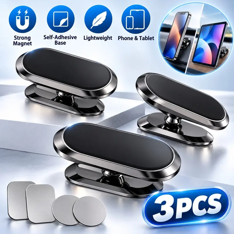 3PCS Strong Magnetic Phone & Tablet Holder 3PCS Strong Magnetic Phone & Tablet Holder