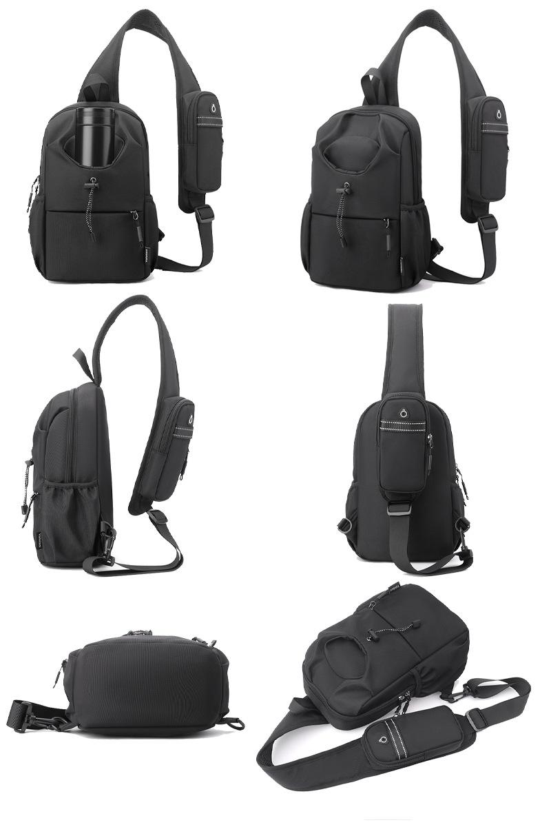 Men's Oxford Cloth Splash-proof Shoulder Crossbody Chest Bag