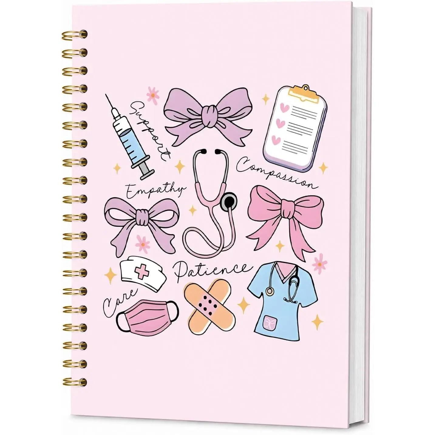 Nurse Spiral Notebook,  Notebook Journal,Future Nurseing  Gifts, School Student Graduation Gifts,Nurse Supplies,5.5x8.3 in