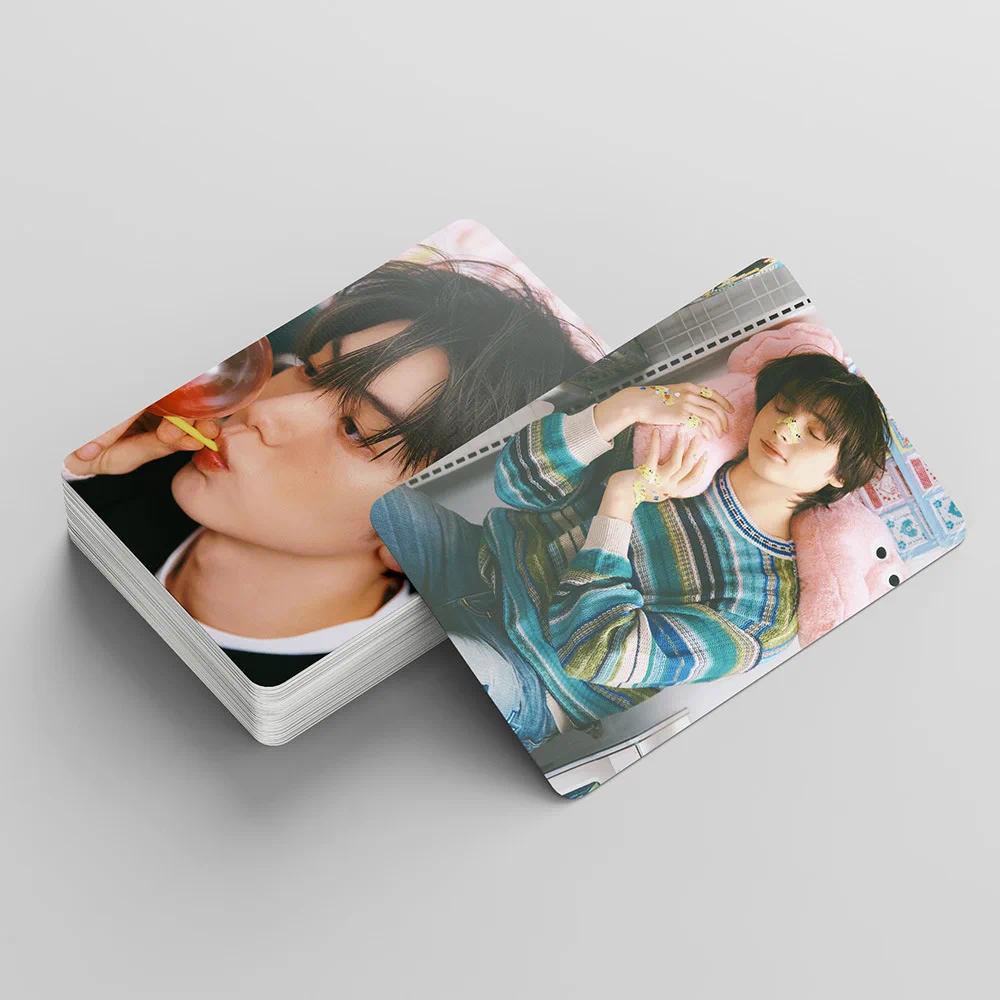 55pcs/set Kpop Photo album DECO KIT TXT Yeonjun Soobin Beomgyu Lomo Cards Photocards for Fans Collcetion High Quality HD Postcar
