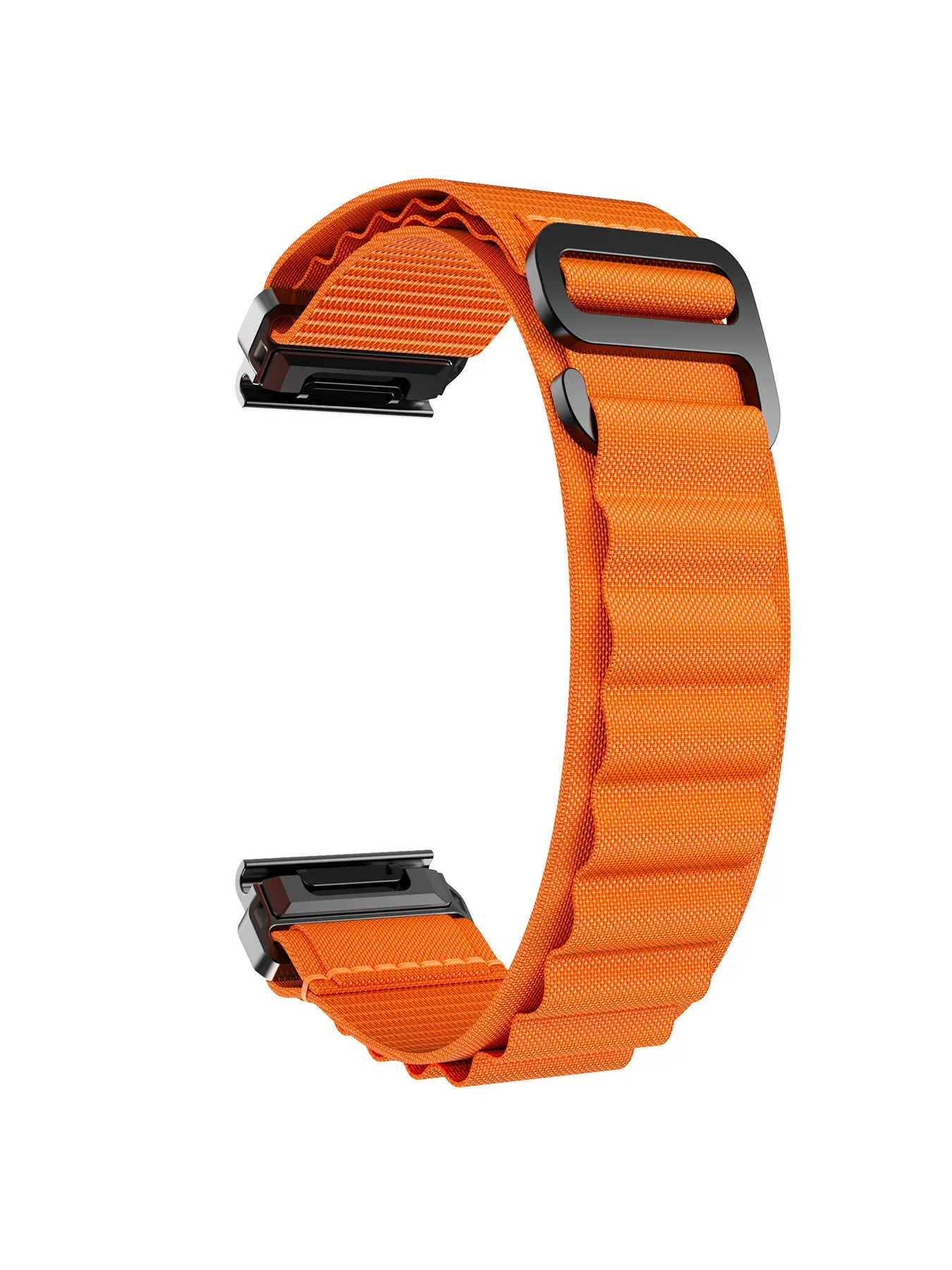 Nylon Braided Strap for Garmin Quickfit, Compatible with Fenix Series, Tactical Outdoor Style, Breathable and Durable, Quick Release Design