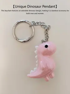 Cute Dinosaur Design Acrylic Keychain, Fashion Bag Charm and Car Decor, Perfect Neutral Gift for All Ages, Stylish Accessory