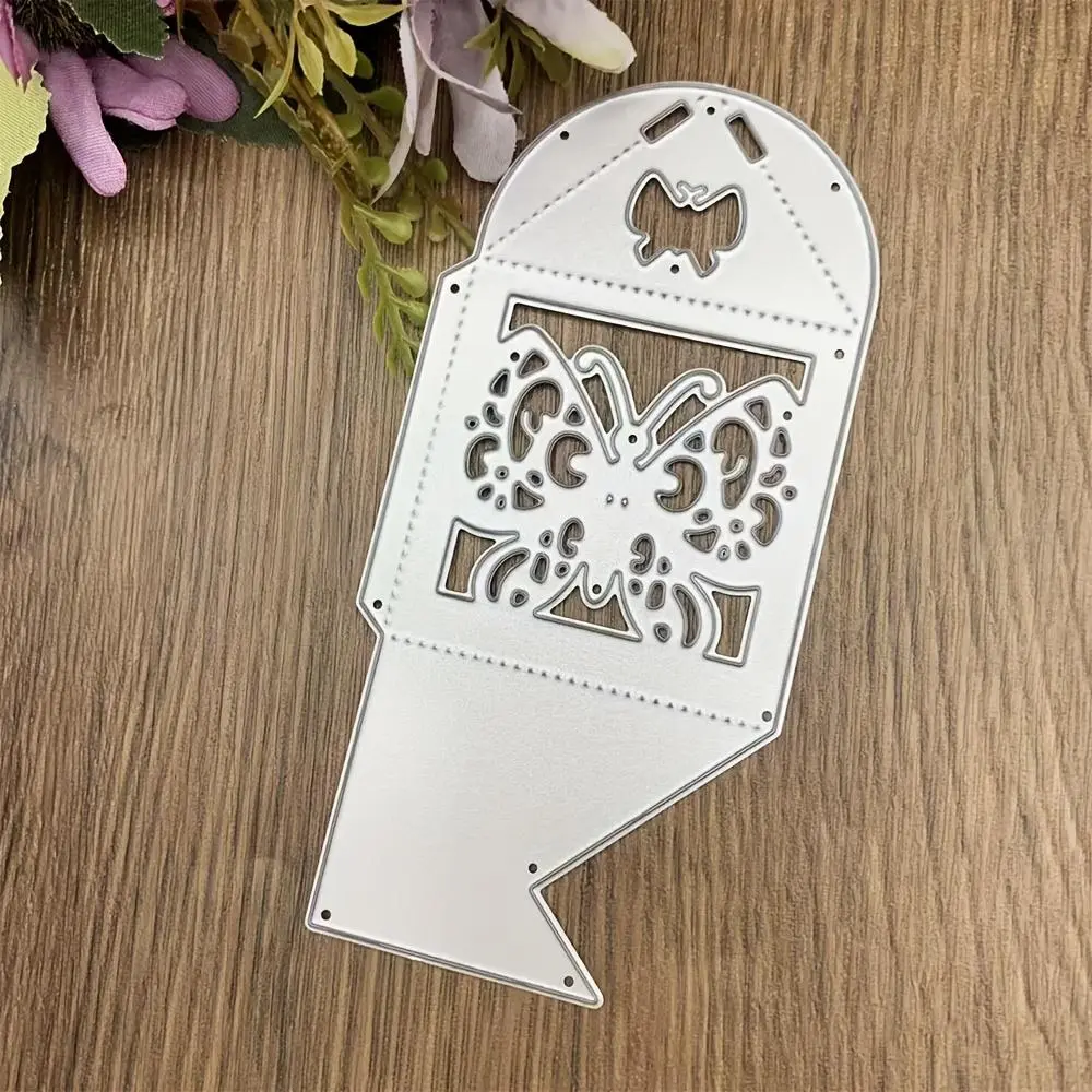1Pc Cutting Dies Butterfly Small Gift Box Decorative Knife Mold DIY Embossed Carbon Steel Knife Mold
