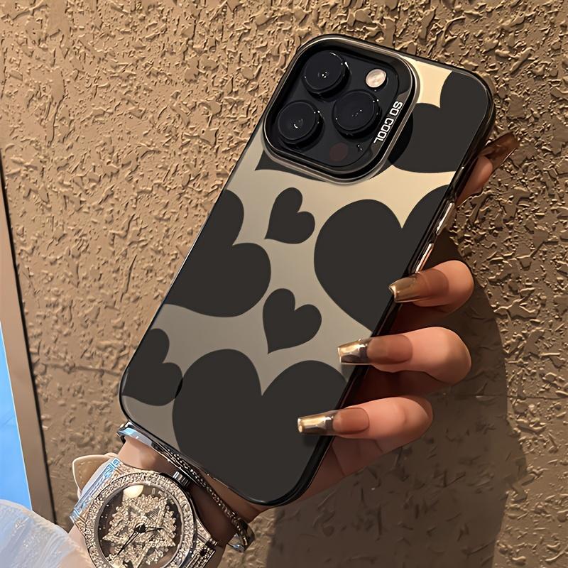 Fashionable High-Quality Heart Pattern Phone Case, Suitable for iPhone 17/17 Air/17 Pro Max 16/16 Plus/16 Pro Max /15/15 Plus/15 Pro/14 Plus/14 Pro/13/13 Pro/13 Pro Max,12/12 Pro Max,11,XR/XS Max/7/8. It is dirt-resistant, stylish, and makes a great gift