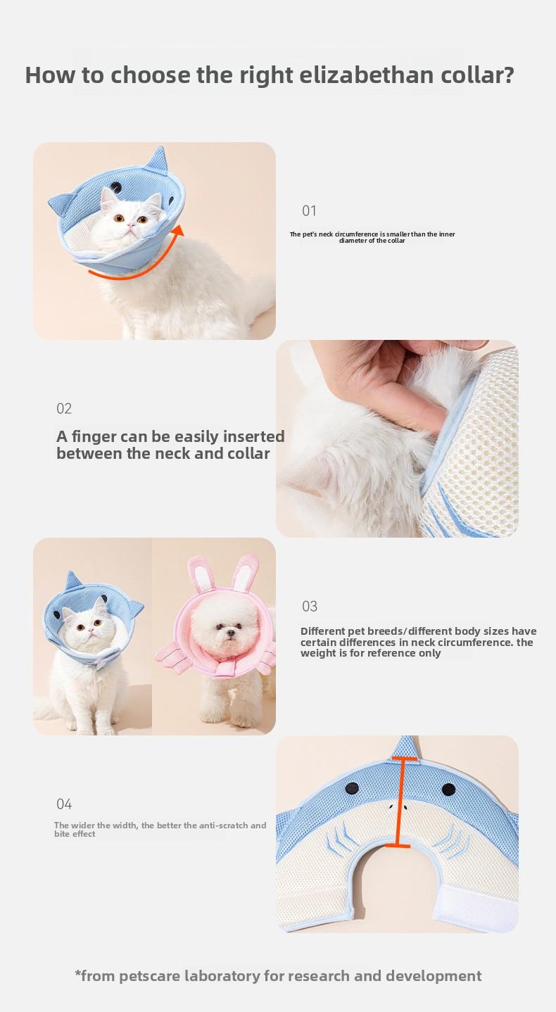Pet Elizabethan Collar Cat Post-Surgery Collar Dog Anti-Bite Anti-Lick Collar Protective Headgear Pet Protective Supplies clothes Gold Plated Custom shoes glasses Heated Windproof Winter Coat