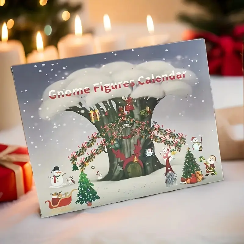 Christmas Countdown Calendar Set with Christmas Advent Calendar Gift Box