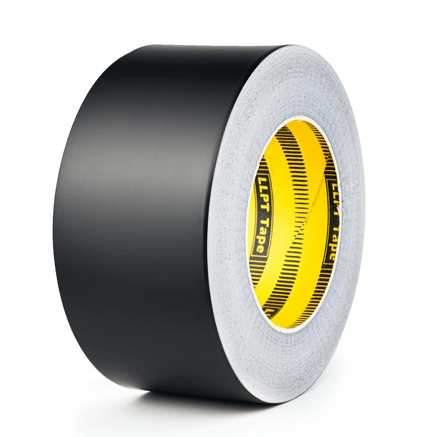 Black Foil Tape, 2 in x 65 ft Roll, 3.94 Mil Industrial Grade Extra Thick Adhesive Weatherproof Tape for HVAC Repair, Metal Surfaces Sealing, Hot Cold Air Pipe Fixing