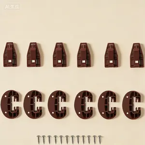 Replacement Drawer Slides for Commercial Style Drawers, 6-Pack Heavy Duty Drawer Glides, Rite-Trak II Model#168 Compatible Track Guides, Durable Metal Slide Replacement, Easy Installation Drawer Slides Set