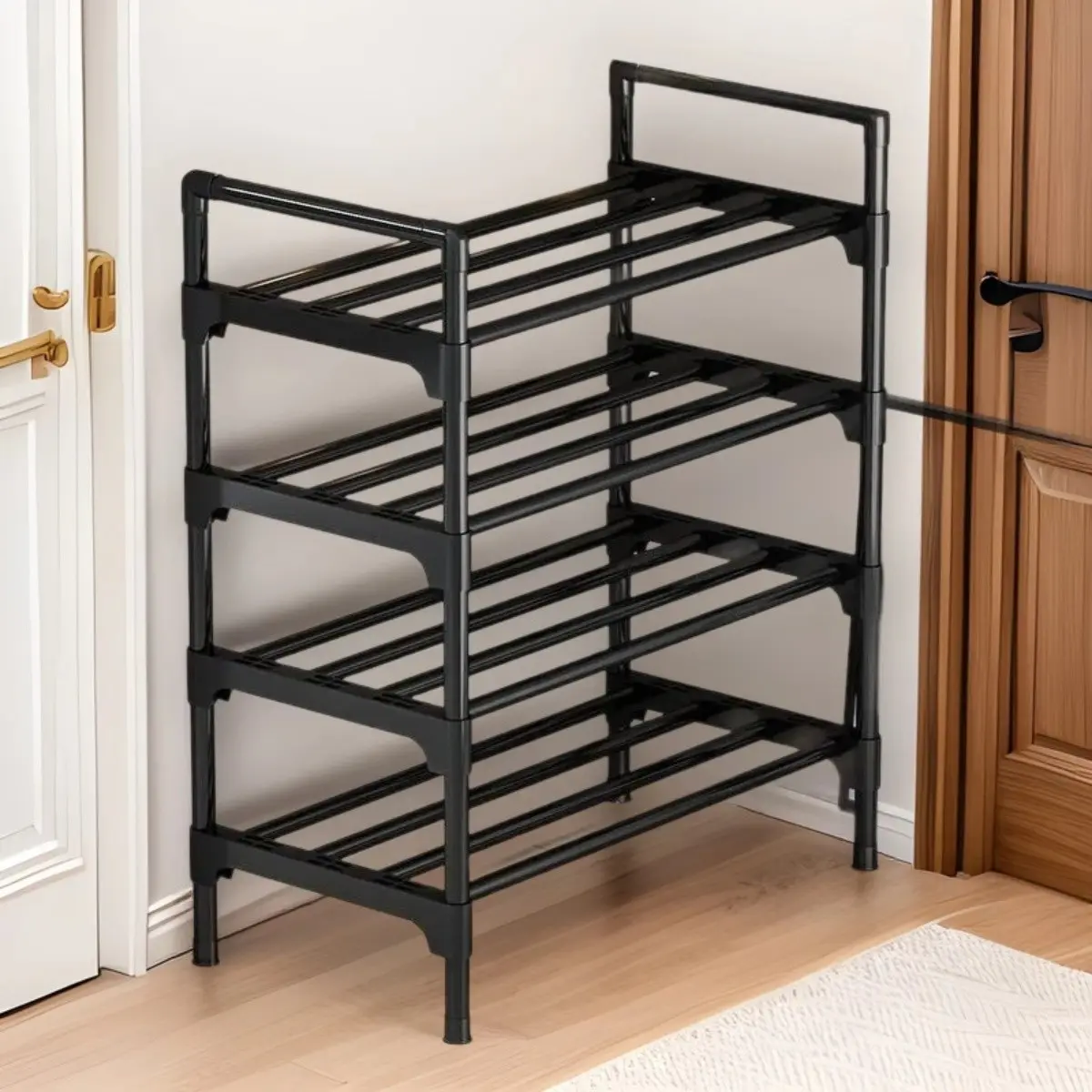 Simple Multi-Layer Shoe Rack for Home Entryway, Compact Indoor Shoe Cabinet for Dorms, Durable Narrow Storage Solution, Shoe Storage Racks