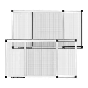 VEVOR Adjustable Window Screen, 15" Hx 21" - 40" W, 2 Packs Expandable Windows Screens with Aluminum Frame and Durable Mesh, Horizontal or Convert to Vertical Adjustable Installation, for Home House