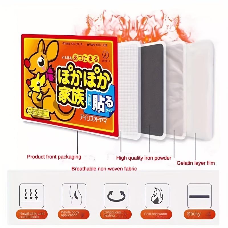 40pcs Warming Patch, Self-Heating Whole Body Warmers, Warming Sticker, No Battery Required, Suitable for Winter Outdoor Working & Sport camping  stove wood men dad fire pit portable offset smoker refillable kitchen  mattress Stainless Steel tabletop bag