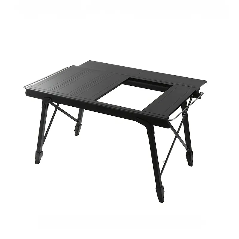 8/6-Panel Foldable Detachable Outdoor Table Adjustable Height, Perfect for Camping, Picnics, And Tailgating with Carry Bag