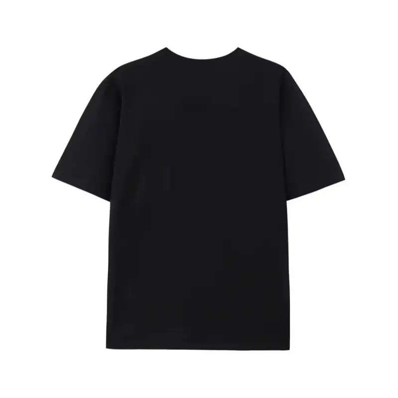 Short-Sleeve Basic Tee for Unisex, Minimalist Solid Color Casual Sports Top in Soft Comfortable Fabric for Daily Wear, Shortsleeve, Tshirt, Fitted, Soft Fabric, Slim-Fitting, Comfy, Athleisure Wear, Prints, Black-One Size