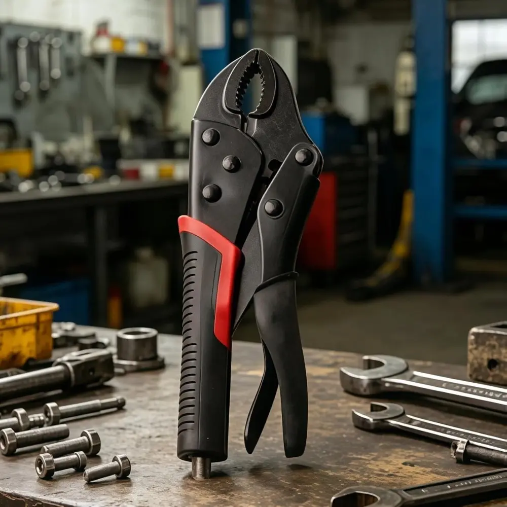 1 Piece Locking Pliers, Heavy Duty Wrench, Suitable For Workshop, Pipe Installation And Other Scenarios
