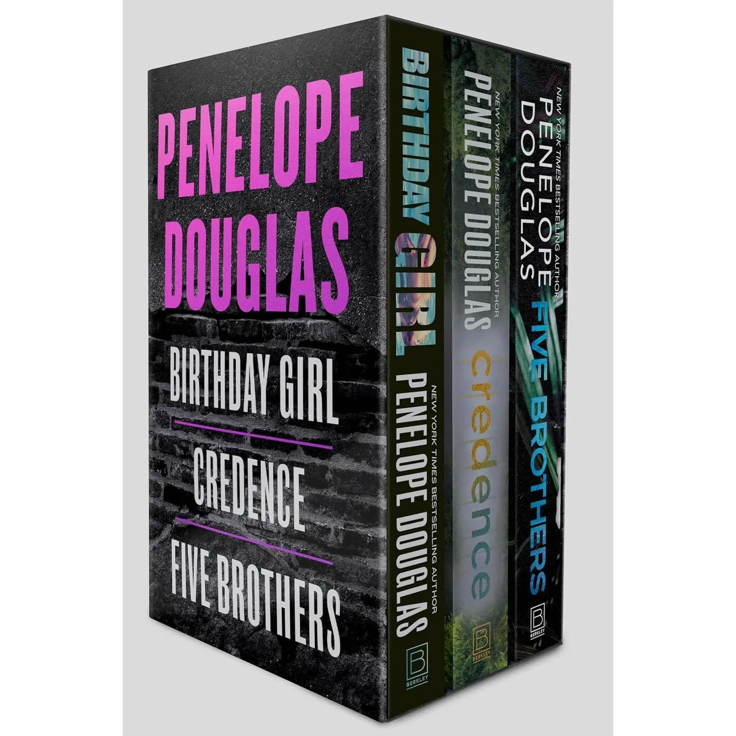 Penelope Douglas 3-Book Boxed Set: Birthday Girl, Credence, and Five Brothers - Paperback