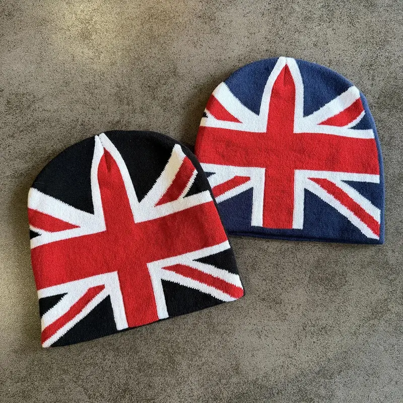 Unisex Plain Knit Beanie Cap, Multi‑Color Retro Casual Warm Headwear, Stylish Going‑Out Hat