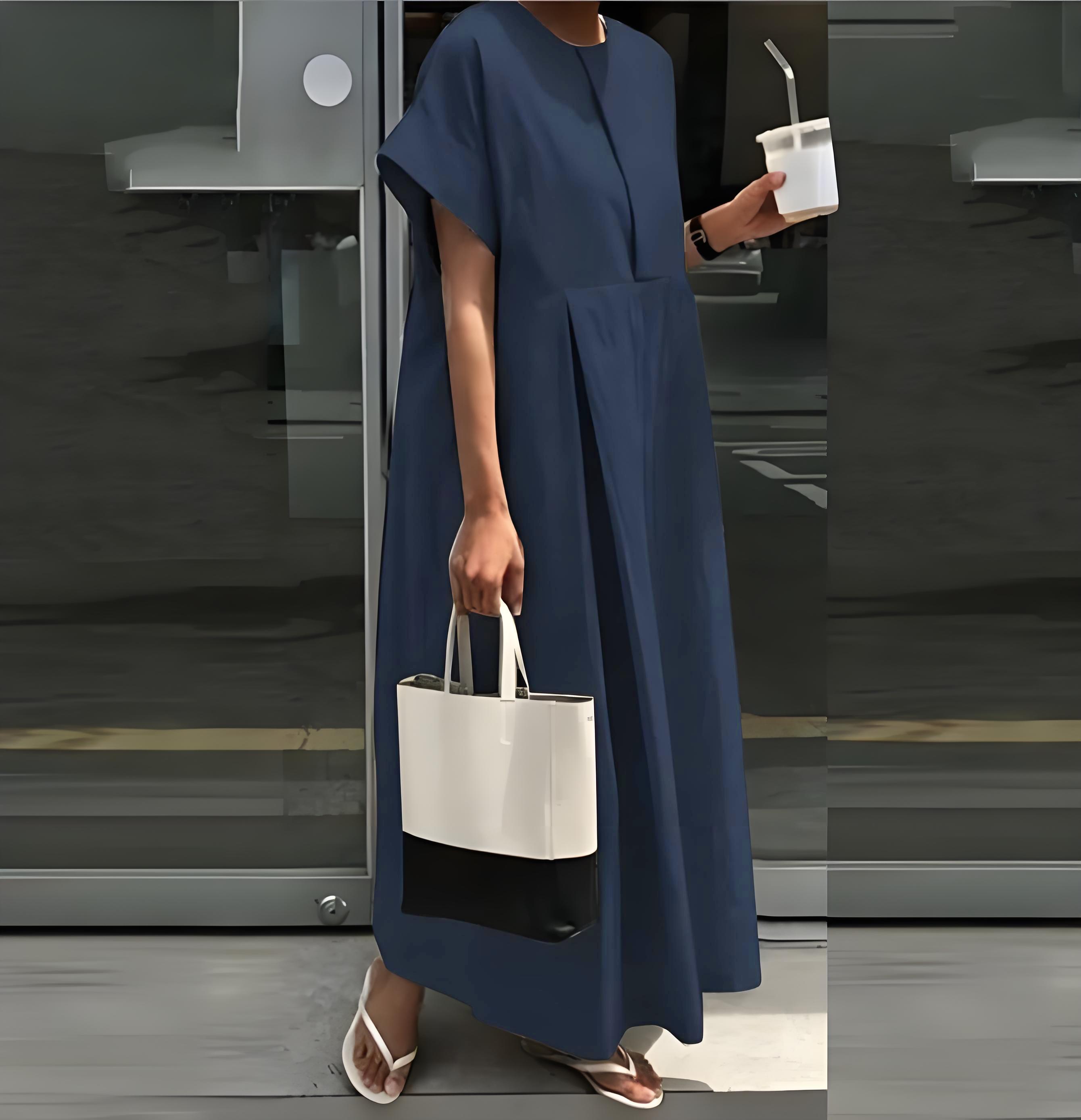 2026 Oversized Maxi Dress for Women Casual Loose Fit Short Sleeve Pleated Dress with Pockets Summer Outfit #   MaxiDress #   OversizedDress #   ShortSleeve #   PleatedDress #   WithPockets #   SummerOutfit #   CasualWear #   Outfit of the Day #   WomensFa
