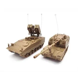 4D 1/72 Tank Assemble Model China Howitzer Anti-tank Missile Military Artillery Chariot Model Boy Toys