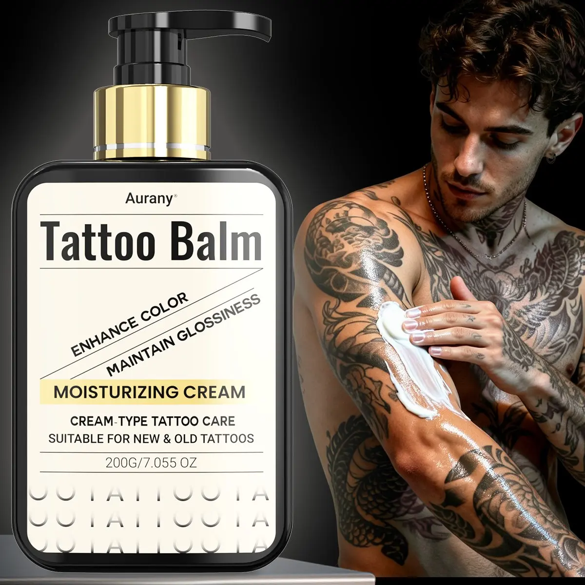 Tattoo Aftercare Balm, Tattoo Balm, Tattoo Treatment Balm, Tattoo Cream, Tattoo Care,Locks In Color, Boosts Radiance & Vibrancy – Gentle, Lightweight & Fast-Absorbing, Suitable For All Skin Types