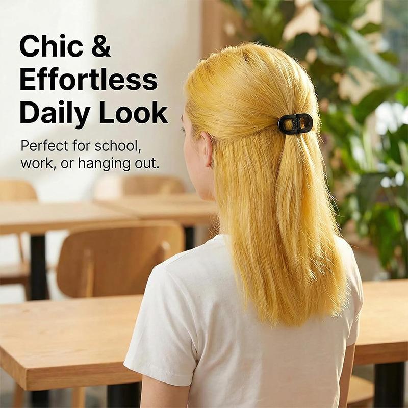 Magnetic Hair Clips, 4 Pack No-Slip Auto-Closure Hair Styling Clips for Women and Girls, Compact Portable Bow Design, Durable Material for All Hair Types