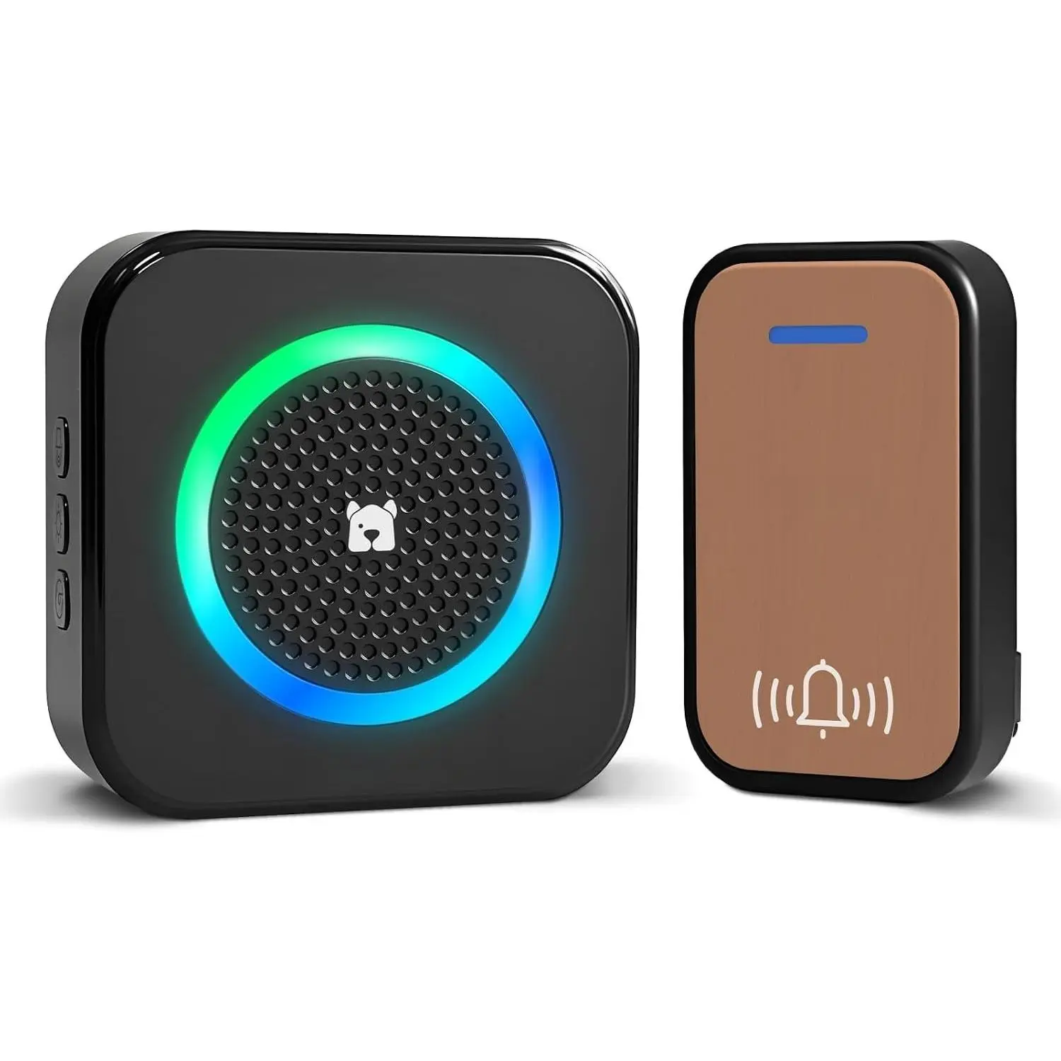 Operated Doorbell  with Flash Lights & Loud Chime for Elder |  Door  Adjustable Lights,Chimes,and 4 Volume Levels from 0dB to 120dB for Apartment,,Office,
