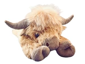 20"| 4 Pounds Highland Cow Weighted Stuffed Animals with Unscented Microwavable Heating Pad, Cute Coolable Heatable Weighted Plush Warm Gift for & Adults 20"| 4 Pounds Highland Cow Weighted Stuffed Animals with Unscented Microwavable Heating Pad, Cute Coolable Heatable Weighted Plush Warm Gift for & Adults