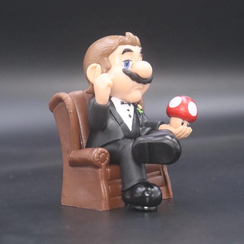 Joaquin Phoenix Joker as The Godfather PVC Action Figures Toy Model Toys 10cm