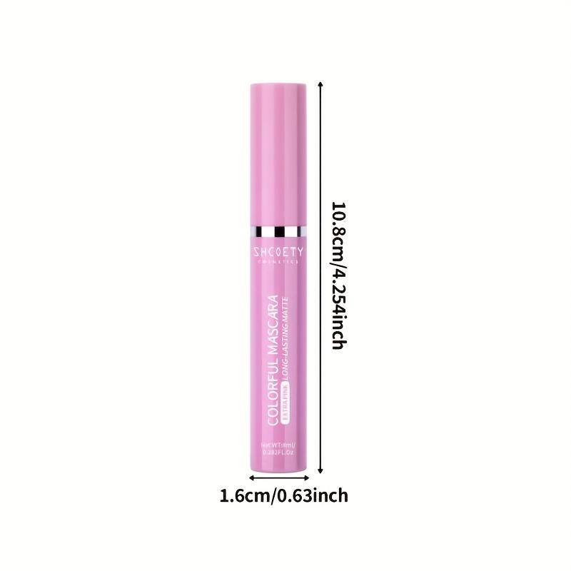 Waterproof Mascara Long-Lasting Waterproof Mascara - Volumizing, Curling,  Dirt-Resistant Formula with Vibrant Blue/Green/Pink Shades - for Everyday & Party Makeup (Halloween, Weddings, Photoshoots) - All Light Beige Types, Festival Beauty, Sleek Packagin