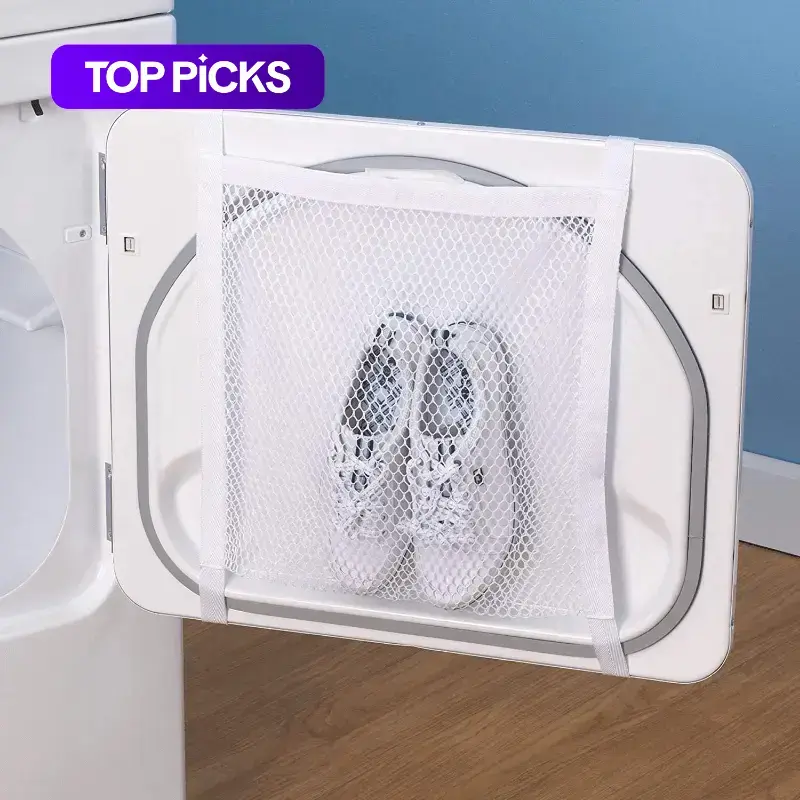 Laundry Mesh Shoe Bag, Sneaker Wash and Dry Net Bag for Dryer, Shoe Laundry Bags for Sneakers and Storage Bag for Washing Machine, Laundry Accessory