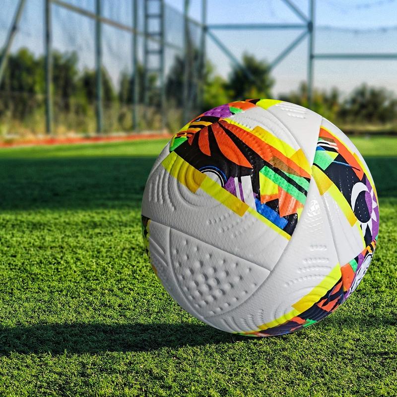 High Durability Size 5 Soccer Ball, Seamless PU Material, Anti-Explosion & Wear Resistant, Ideal for Adult Training & Matches, Football Balls
