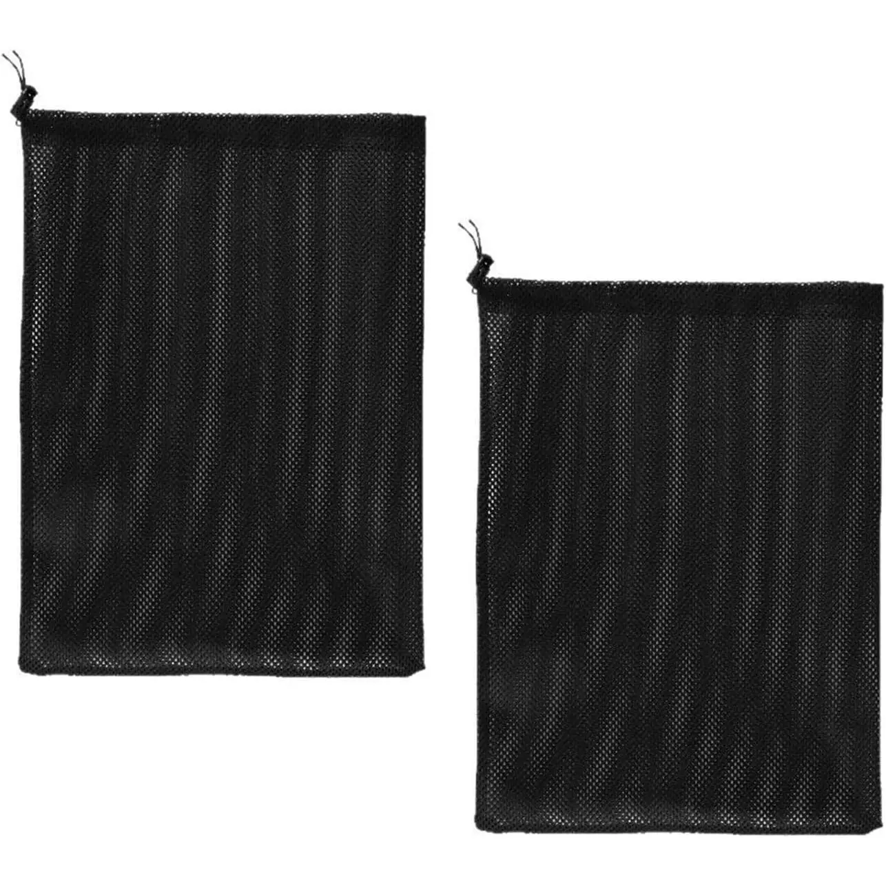2 Pcs 11.8" x 15.4" Pond Pump Filter Bag with Drawstring Pond Mesh Pump Barrier Bag for Outdoor Ponds Filters Water Pump Garden Swimming Pool