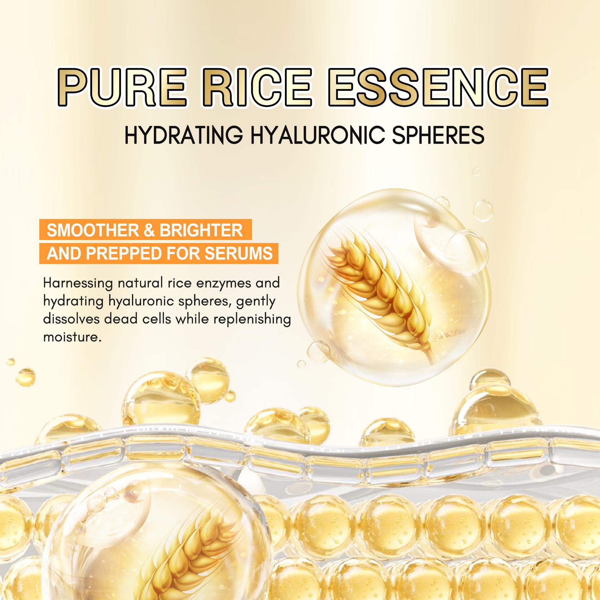 Exfoliating cream for deep pore cleansing on the face, non-irritating, moisturizing, facial exfoliator for removing dead skin