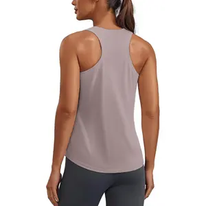 Soft Workout Tank Tops  Women UPF 50+ U Neck Athletic Shirts Quick Dry Racerback Yoga Running Gym Muscle Tank