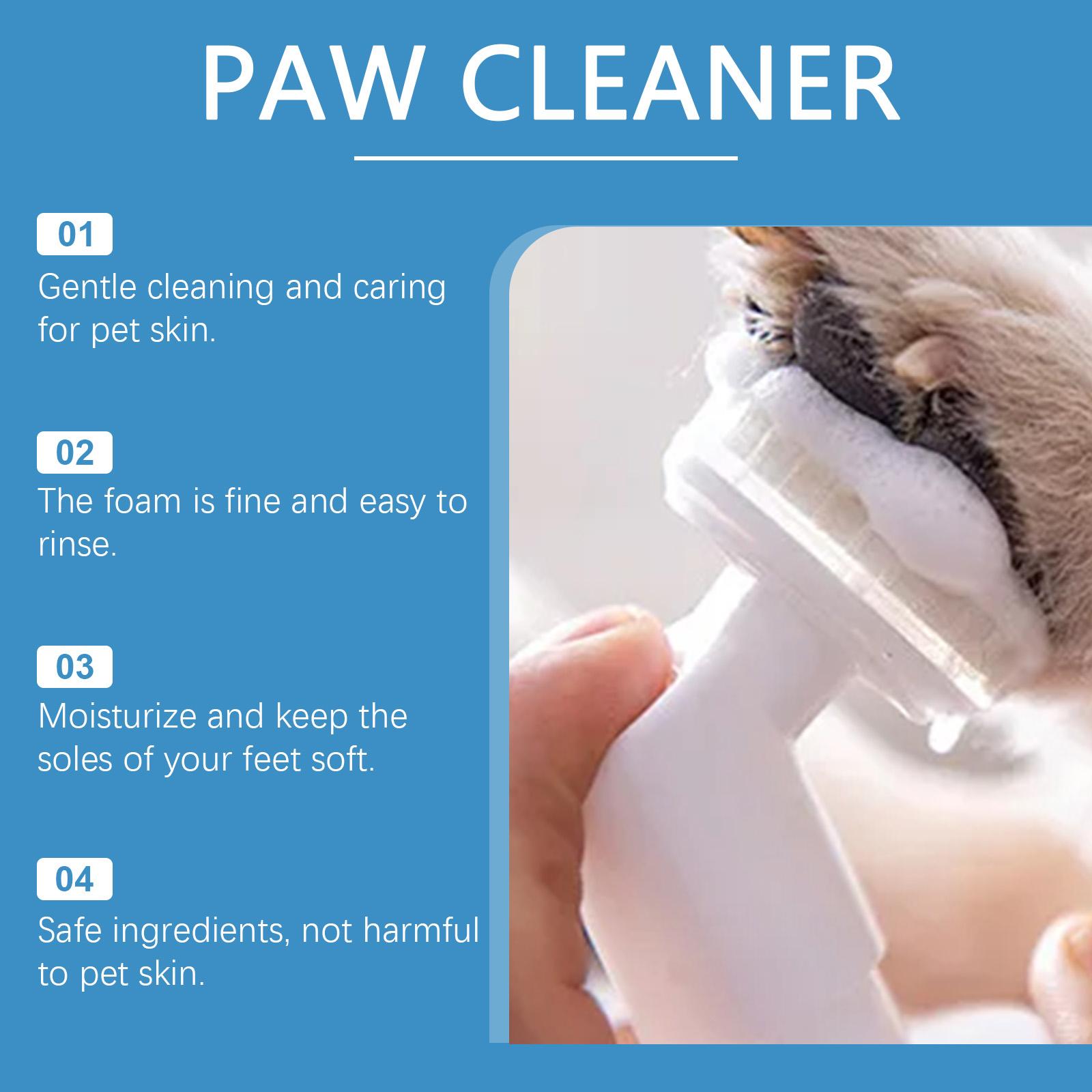Yegbong Pet Foot Cleaner, Dog And Cat Wash Paws Foot Cleaner Foot Care Foam