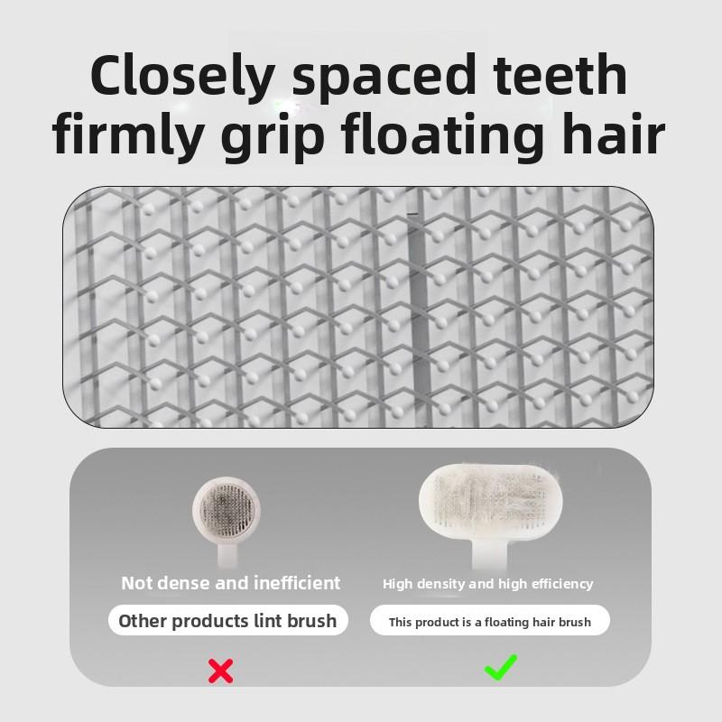 Pet Supplies Dematting Deshedding Pet Comb for Dogs & Cats, Grooming Massage Brush for Removing Loose Fur